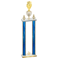 Double Blue Glacier Fourth Place Pickleball Trophy