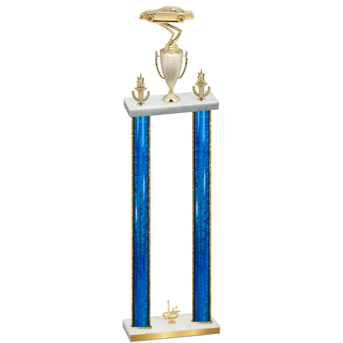 Double Blue Glacier First Place Cars Trophy