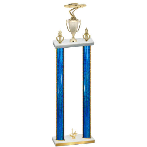 Double Blue Glacier First Place Cars Trophy