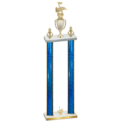 Double Blue Glacier First Place Music Trophy