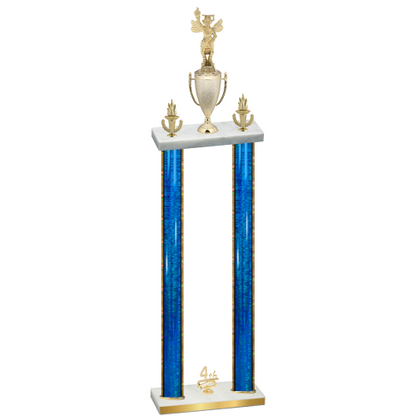 Double Blue Glacier Fourth Place Academics Trophy