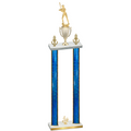Double Blue Glacier Fourth Place Softball Trophy