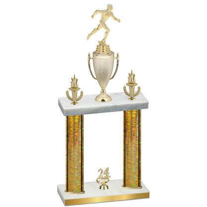 Double Gold Glacier Year Running Trophy