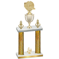 Double Gold Glacier Fourth Place Running Trophy