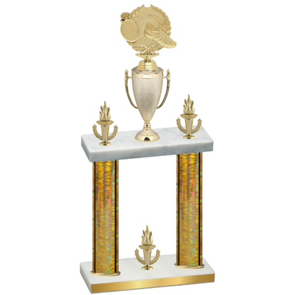 Double Gold Glacier Victory Running Trophy