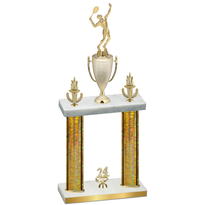 Double Gold Glacier Year Tennis Trophy