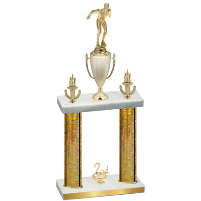 Double Gold Glacier Second Place Swimming Trophy