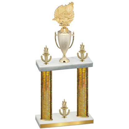 Double Gold Glacier Victory Swimming Trophy