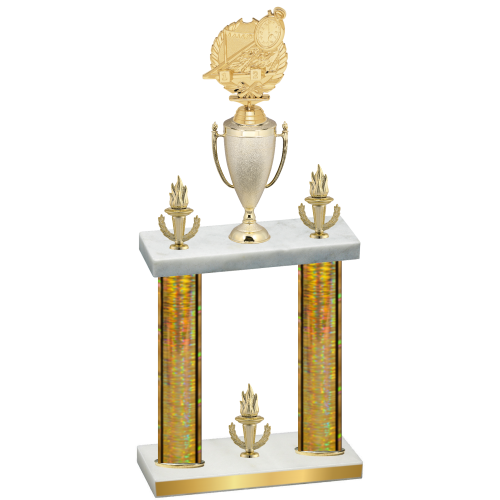 Double Gold Glacier Victory Swimming Trophy