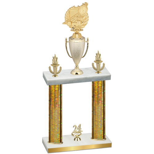 Double Gold Glacier Year Swimming Trophy