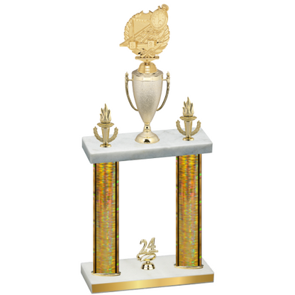 Double Gold Glacier Year Swimming Trophy