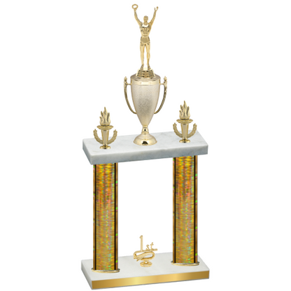 Double Gold Glacier First Place Victory Trophy