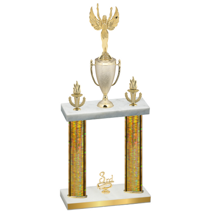 Double Gold Glacier Third Place Victory Trophy