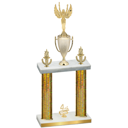 Double Gold Glacier Fourth Place Victory Trophy