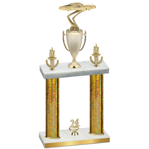 Double Gold Glacier Year Cars Trophy