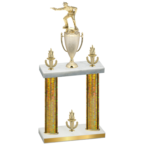 Double Gold Glacier Victory Shooter Trophy