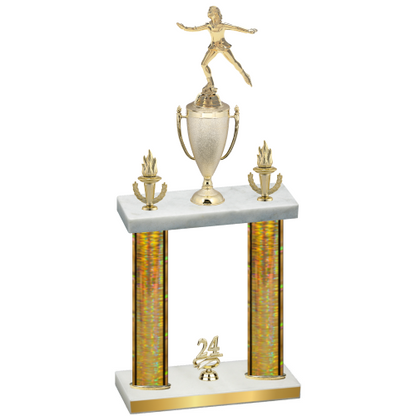 Double Gold Glacier Year Skater Trophy