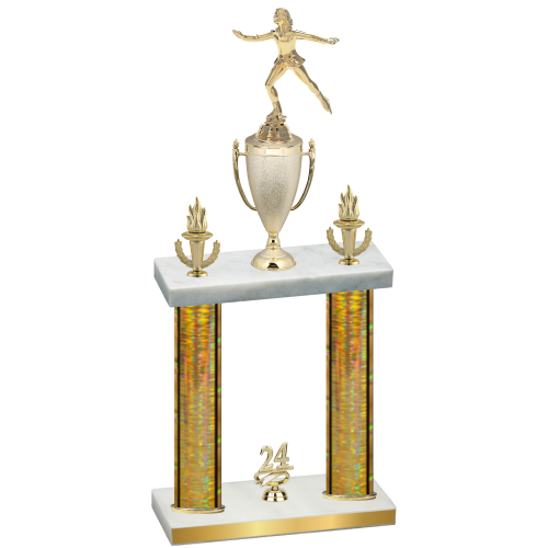 Double Gold Glacier Year Skater Trophy