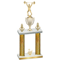 Double Gold Glacier Second Place Weights Trophy