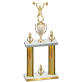 Double Gold Glacier Victory Weights Trophy
