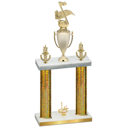 Double Gold Glacier First Place Music Trophy