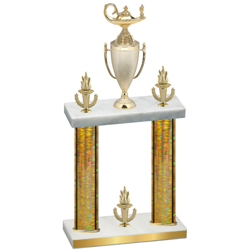Double Gold Glacier Victory Academics Trophy