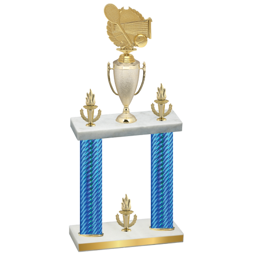 Double Blue Carbon Fiber Victory Tennis Trophy