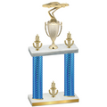 Double Blue Carbon Fiber Victory Cars Trophy