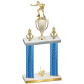 Double Blue Carbon Fiber First Place Shooter Trophy