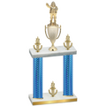 Double Blue Carbon Fiber Victory Holiday Trophy