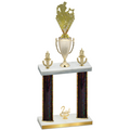 Double Black Glacier Second Place Rugby Trophy