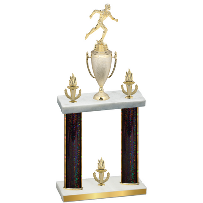 Double Black Glacier Victory Running Trophy
