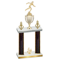 Double Black Glacier Fourth Place Running Trophy