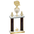 Double Black Glacier First Place Running Trophy