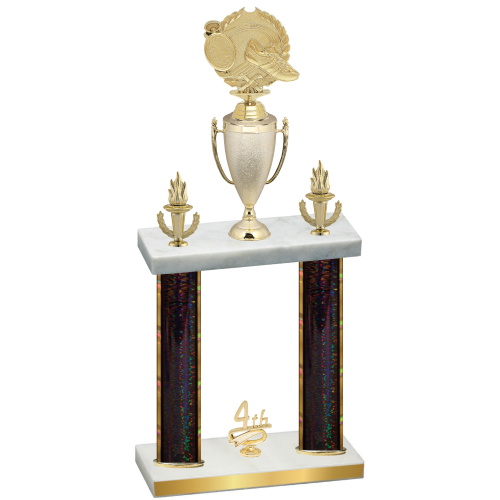 Double Black Glacier Fourth Place Running Trophy