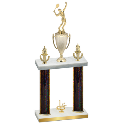Double Black Glacier First Place Tennis Trophy