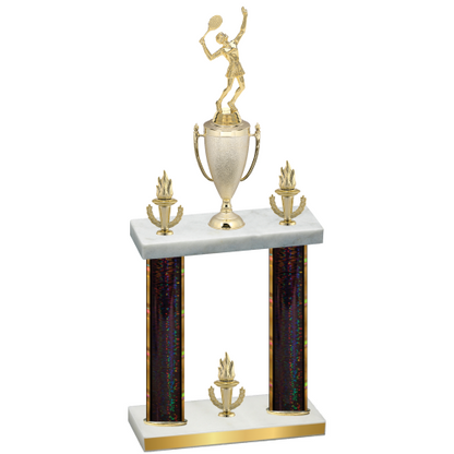 Double Black Glacier Victory Tennis Trophy