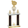 Double Black Glacier Second Place Tennis Trophy