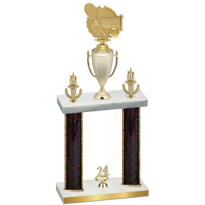 Double Black Glacier Year Tennis Trophy