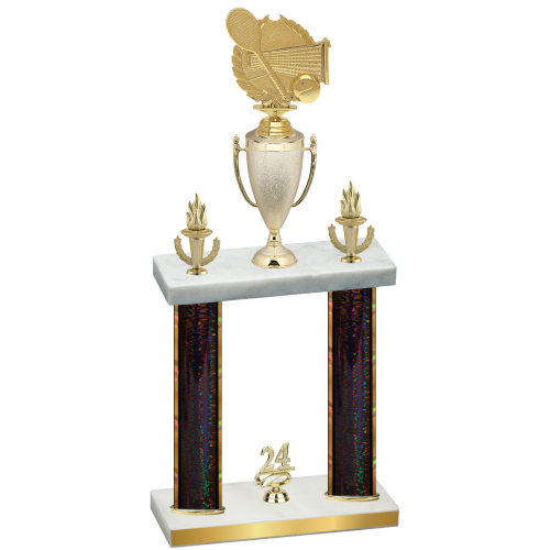 Double Black Glacier Year Tennis Trophy