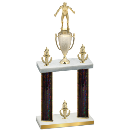 Double Black Glacier Victory Wrestling Trophy