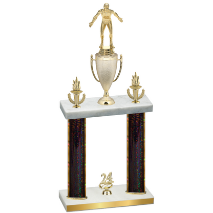 Double Black Glacier Year Wrestling Trophy