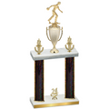 Double Black Glacier Year Bowling Trophy