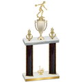 Double Black Glacier First Place Bowling Trophy
