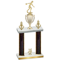 Double Black Glacier Year Bowling Trophy