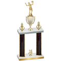 Double Black Glacier Year Volleyball Trophy