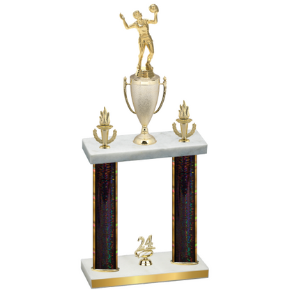 Double Black Glacier Year Volleyball Trophy