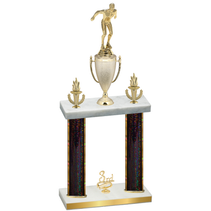 Double Black Glacier Third Place Swimming Trophy