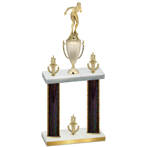 Double Black Glacier Victory Tennis Trophy
