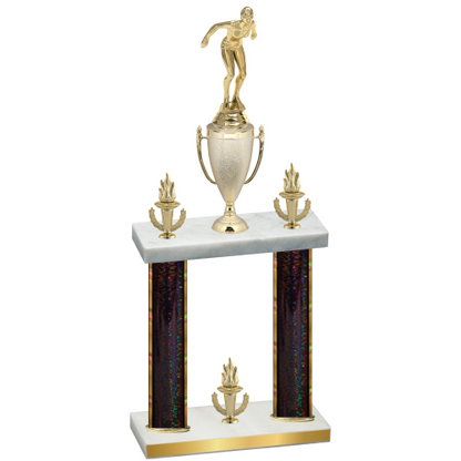 Double Black Glacier Victory Tennis Trophy